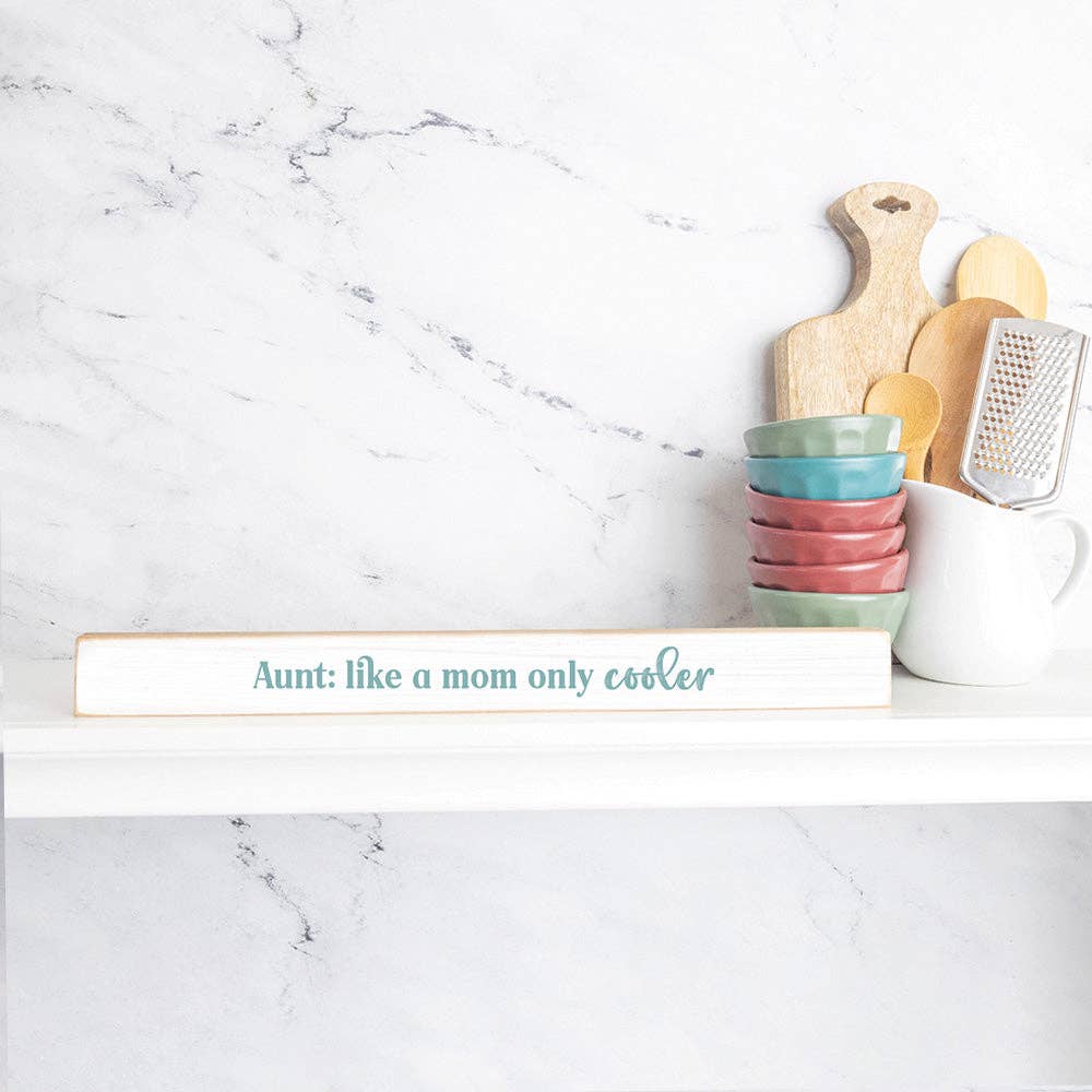 Rustic Marlin Tante: Wie eine Mutter nur cooler Skinny Sign