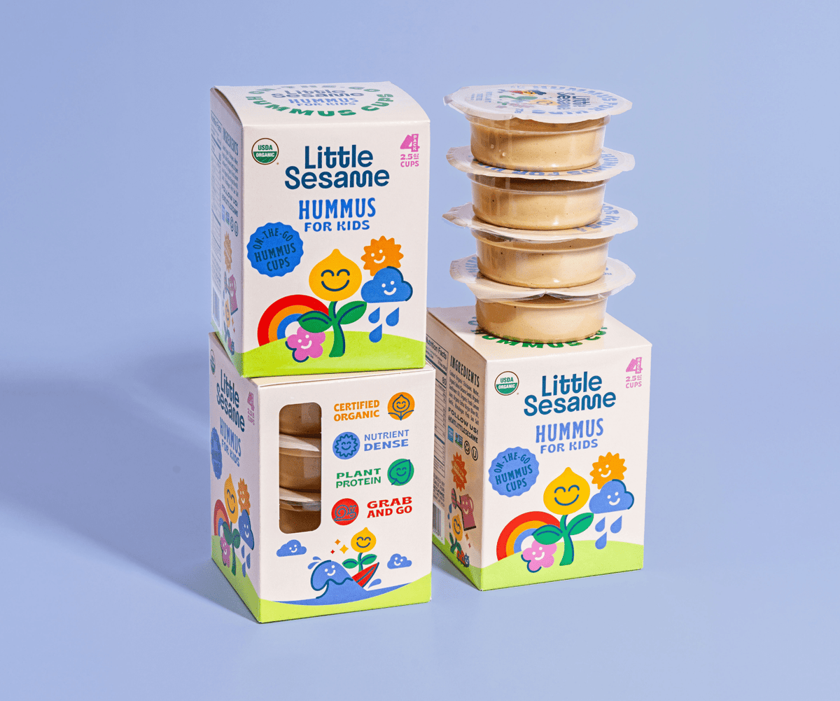 Kleiner Sesam Hummus für Kinder