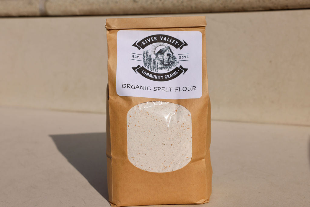 River Valley Community Grains Dinkel Mehlbeutel – 6 Beutel x 2 LB Hülle