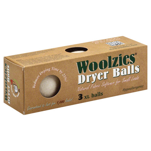 Woolzies Wolle Dryer Balls 3 Stück – Packung mit 12 Stück