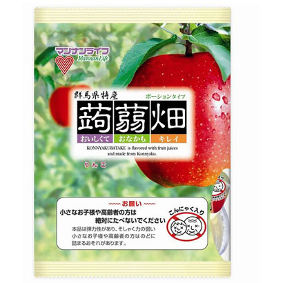 Mannan Life “Konnyaku Batake, Apfelgeschmack” Konjac Früchte Gelee, 25g x 10 Stück