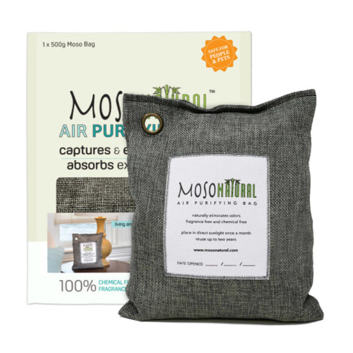 Moso natürlich – Luftreiniger Moso Tasche, 300 G – 6er Packung