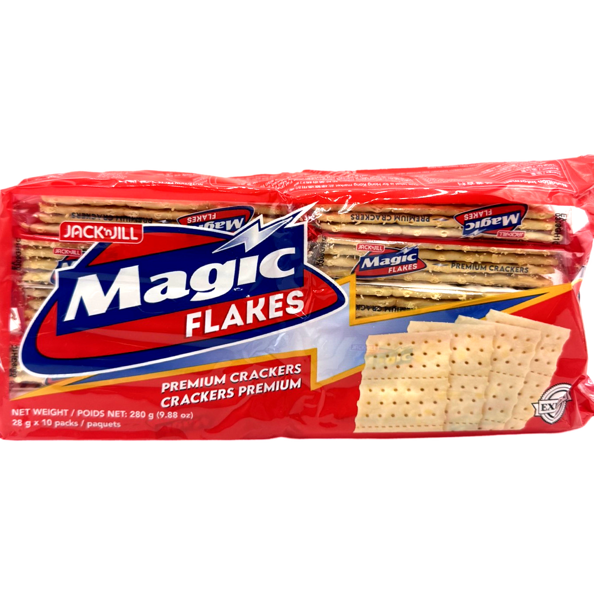 Jack 'n Jill – Magische Flocken Premium Crackers- 10er Packung – 1.06 OZ