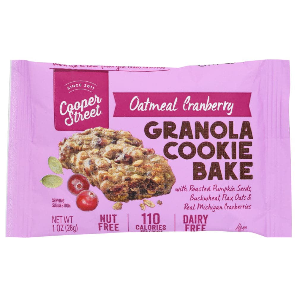 Cooper Street – Haferflocken Cranberry Granola Keks Bake, 1 Oz