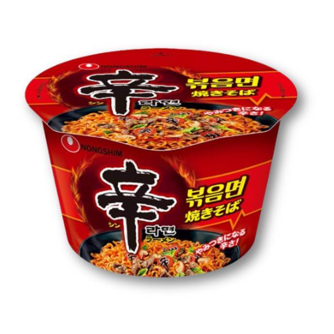 Nongshim scharf Ramen Yakisoba Cup Nudel
