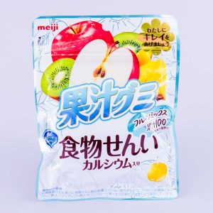 meiji kajyu Ballaststoffe Calcium Fruchtgummis – gemischte Früchte