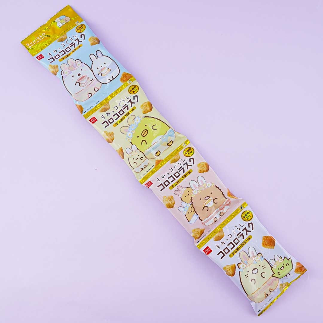 Sumikko Gurashi Rusk Kekse – Zuckerbutter – 4 Stück