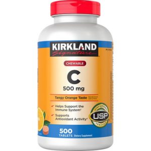 Kirkland Chewable Vitamin c, 500 Tabletten – 500mg