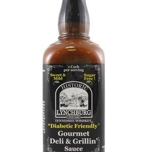 Historic Lynchburg Tennessee Whiskey, Diabetic Friendly, mild Gourmet Deli & Grillin Soße. – 16oz