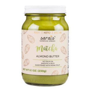 Matcha Mandelbutter Gläser – 24 x – 12oz