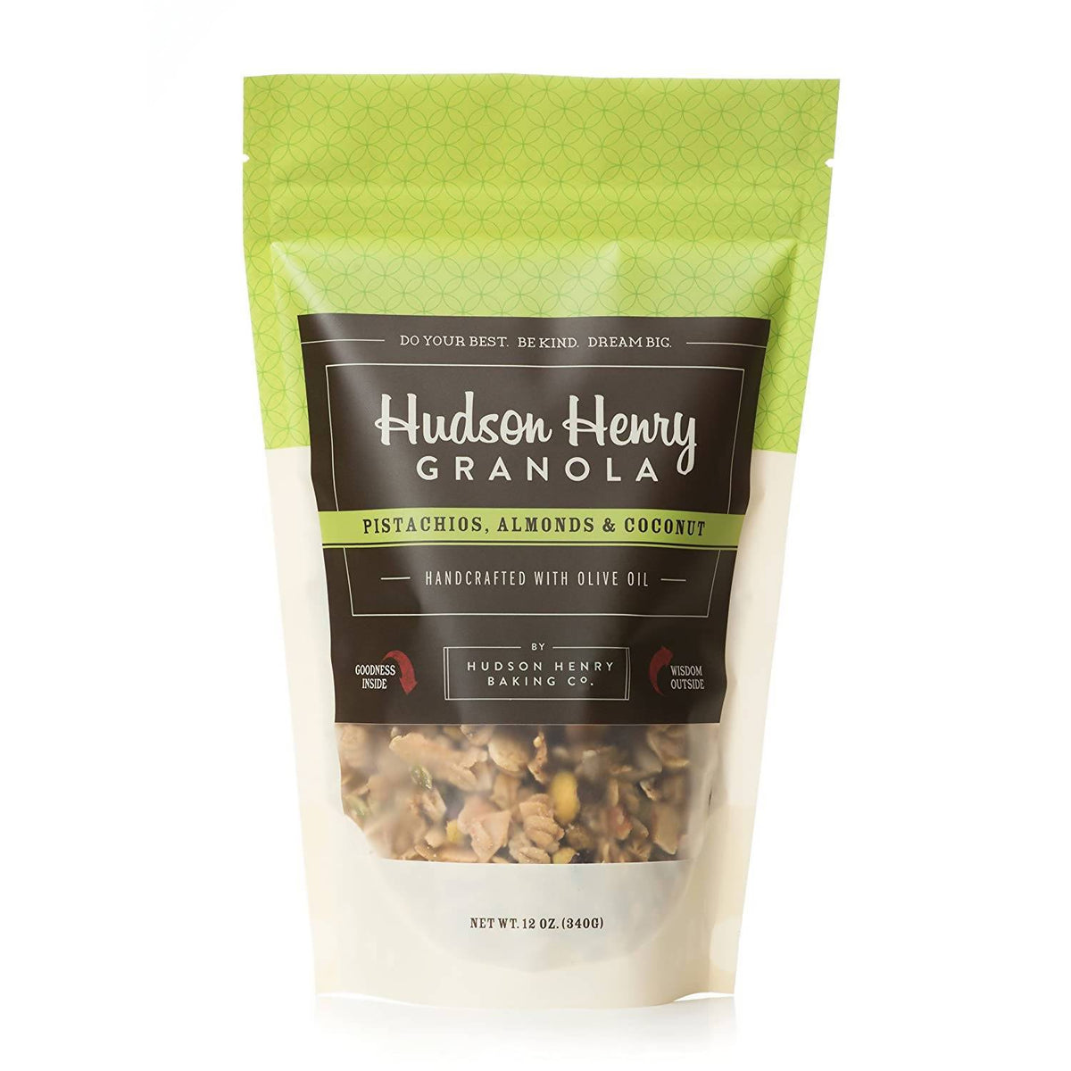 Hudson Henry Pistazien, Mandeln & Kokosnuss Granola Taschen – 6 Beutel x 12oz Etui