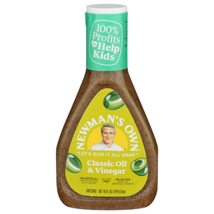 Newman's Own – Dressing Olivenöl & Essig 16 OZ – Packung mit 6