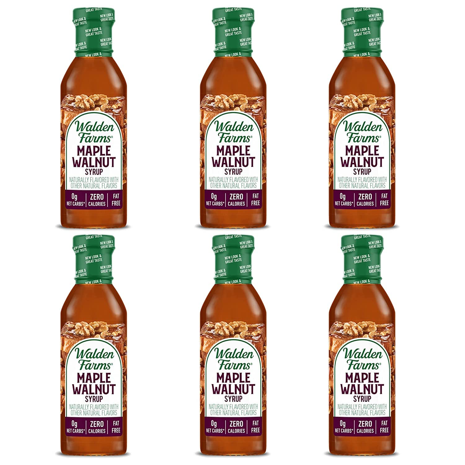 Walden Farms Sirup Ahorn Walnuss Cf 12 Fo – Packung mit 6
