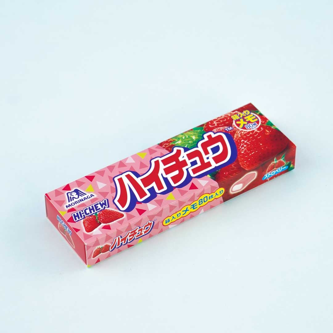 Hi-Chew Erdbeere verpackt Haftnotizen