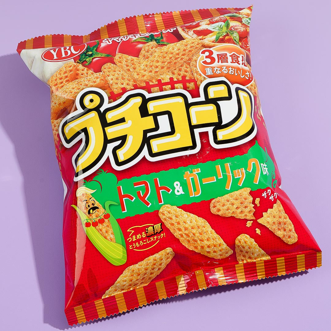 YBC Petit Mais Snack – Tomaten und Knoblauch