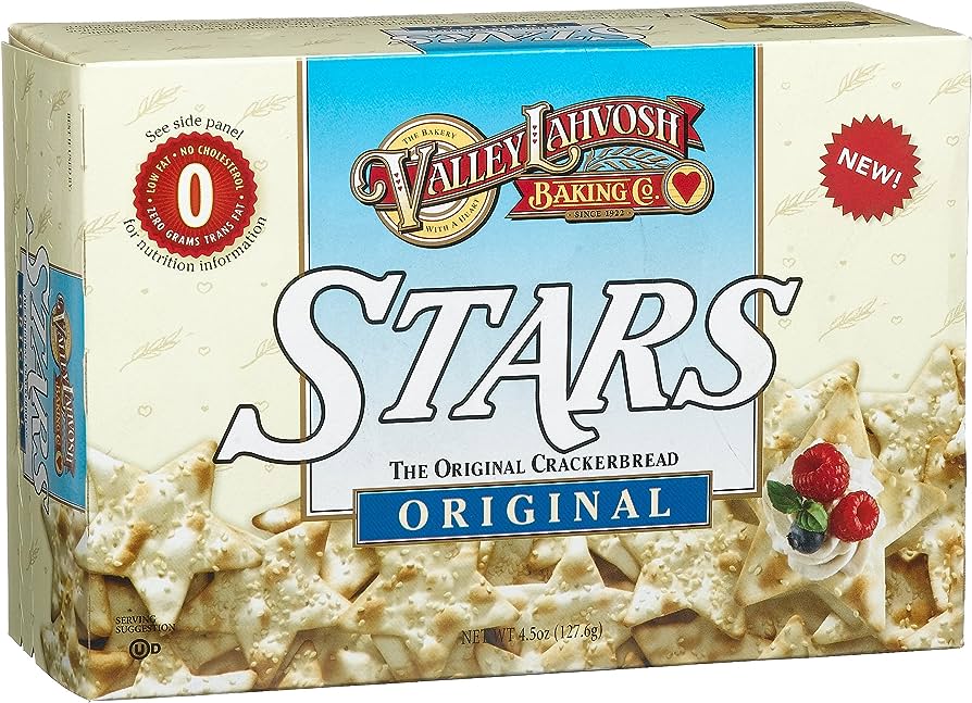 Tal Lahvosh – Cracker Star Original, 4,5 oz – Packung mit 12 Stück