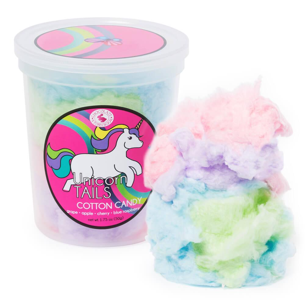 Baumwoll Süßigkeiten Einhorn Tails
