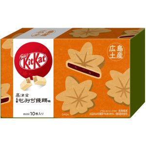 Kit Kat mini japan hiroshima limitierte edition takatsudo original momiji manju Geschmack – tokyo sakura Mall