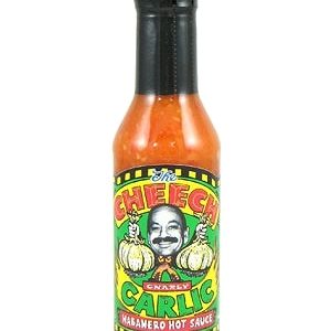 Cheech Gnarly Knoblauch Habanero scharfe Sauce. – 5oz