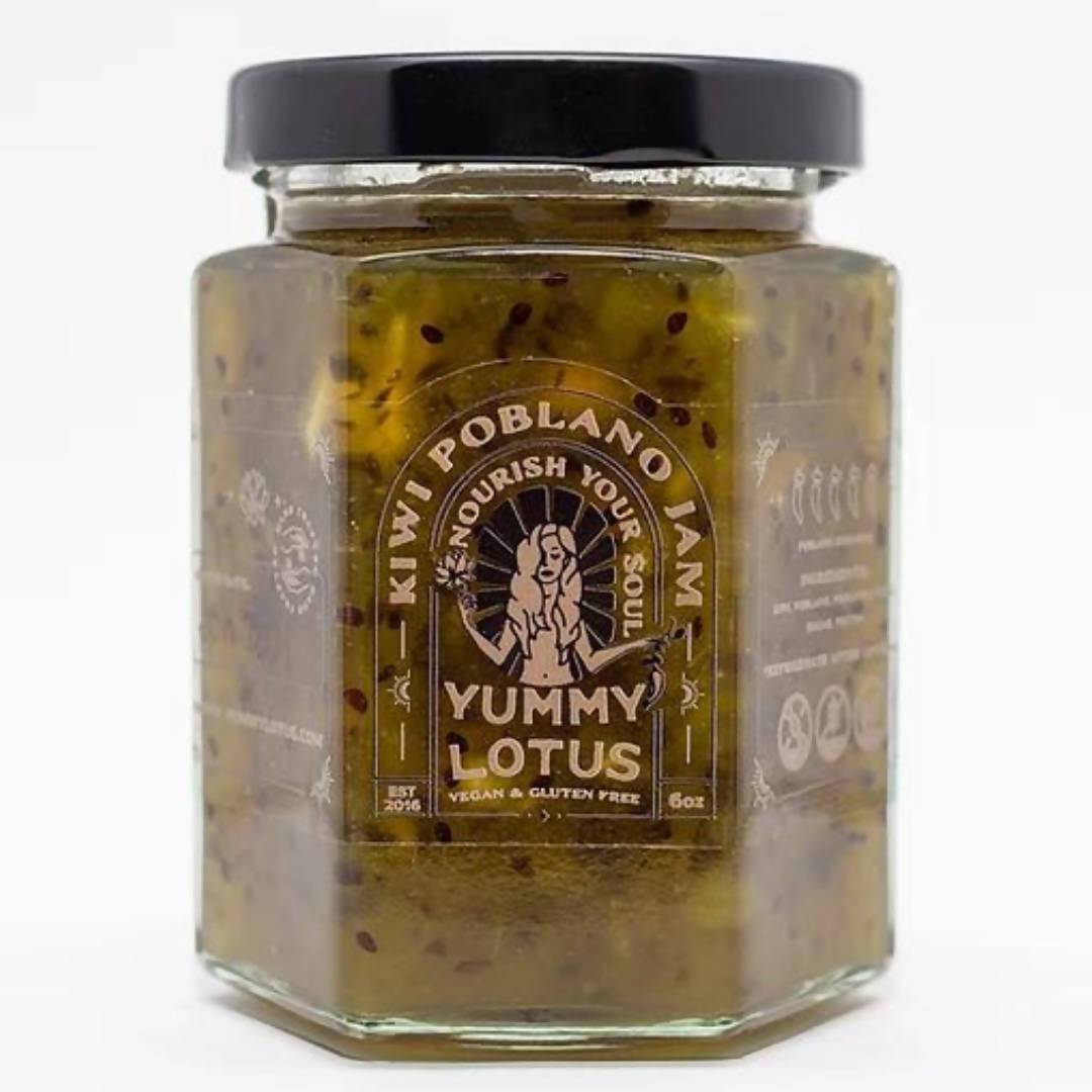 Kiwi Poblano Marmelade – 6 x 6 Unzen