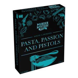 University Games Pasta, Leidenschaft & Pistolen-Mord Mystery Spiele