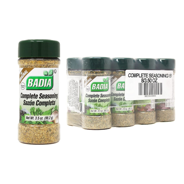 Badia Würzmischung Complete, 3,5 Oz – Packung mit 8 Stück