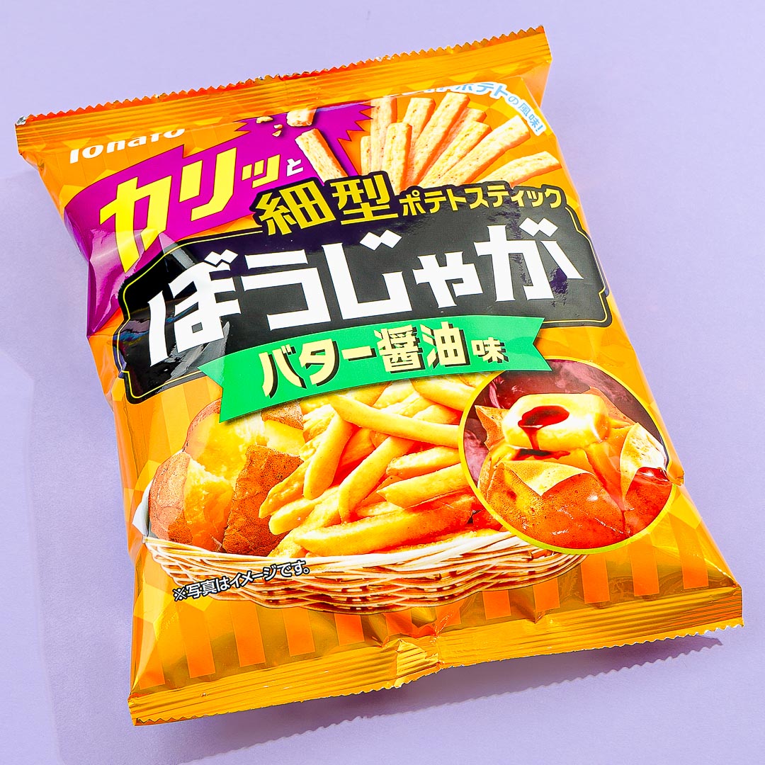 Tohato Boujaga Kartoffelstäbchen Snacks – Butter & Sojasauce