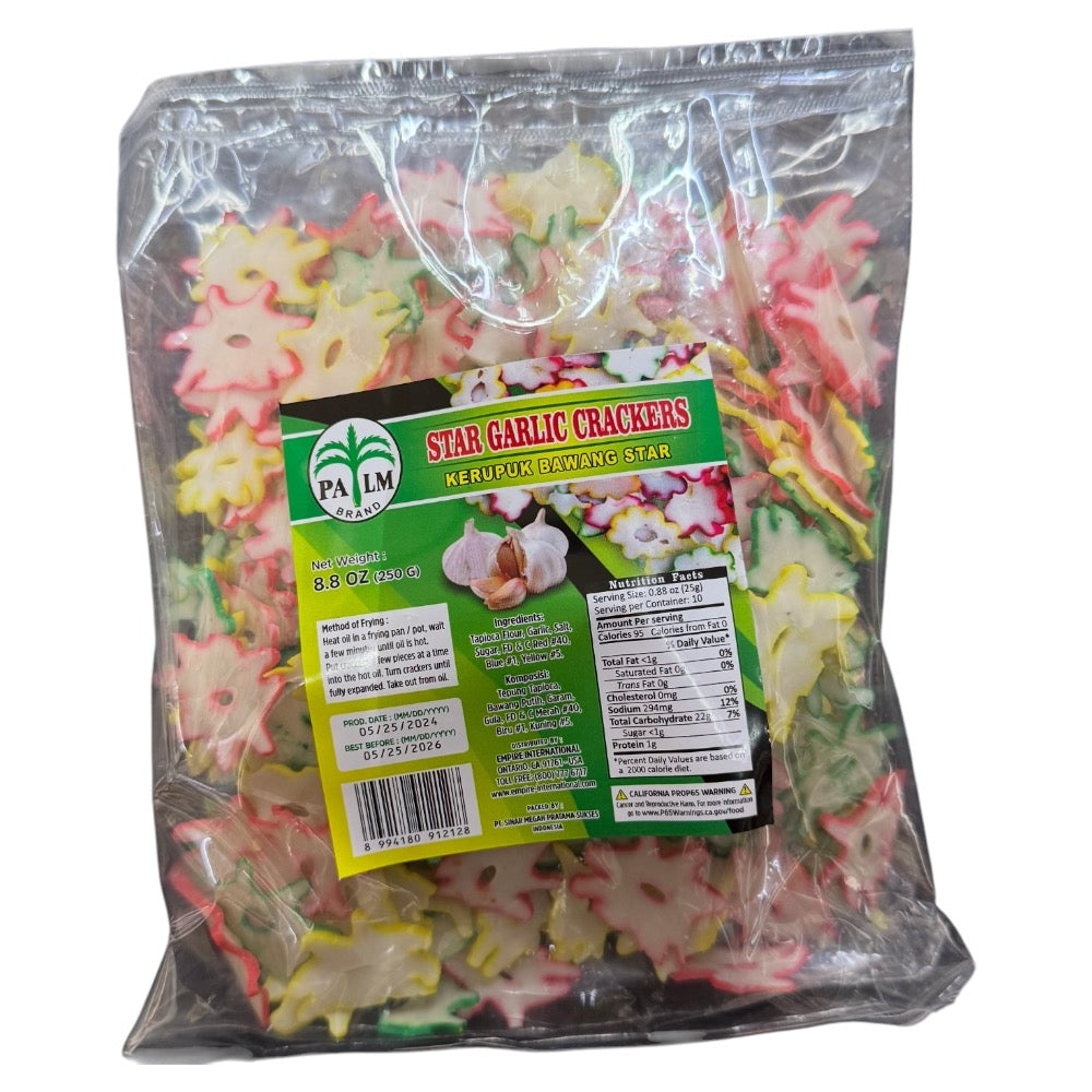 Palm Brand Star Knoblauch Crackers Farbe