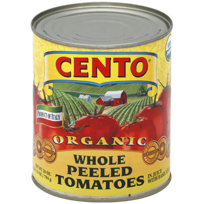Cento – Organische geschälte Tomaten, 28 Oz – Packung mit 6 Stück