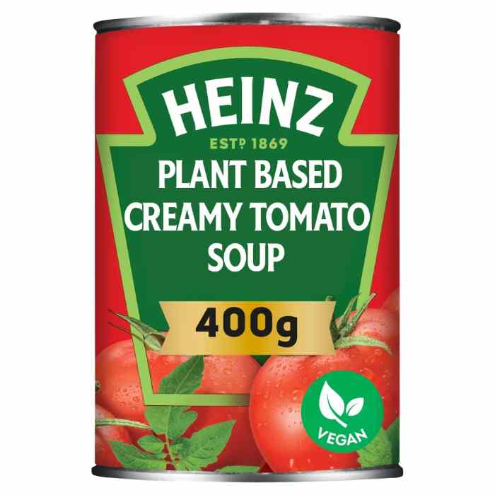 Heinz Pflanzliche vegane cremige Tomatensuppe, 400g