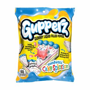 Gupperz Konfetti Kuchenplosion – Gummi Flüssigkeit Popperz – 2,54 Unzen