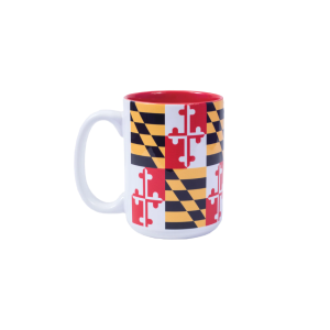 Maryland Flag rot gefütterte Kaffeetasse