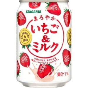 Sangaria, Maroyaka Ichigo & Milch, Erdbeere und Milchgetränk, – 275g