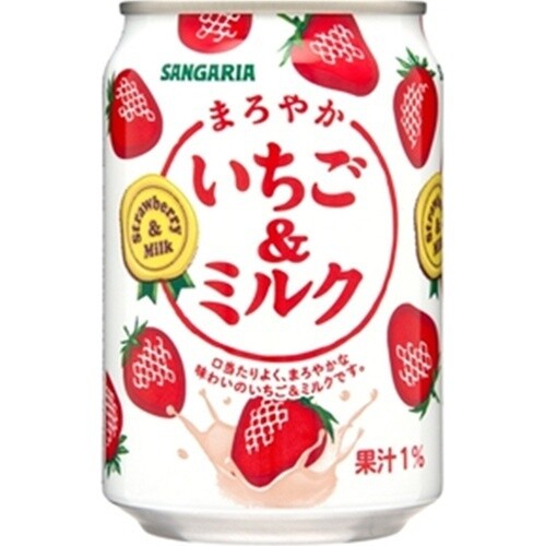 Sangaria, Maroyaka Ichigo & Milch, Erdbeere und Milchgetränk, 275g