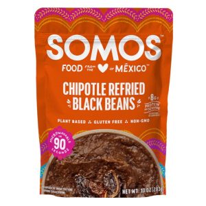 Somos – Refried Chipotle Beans, 10 oz – Packung mit 6 Stück
