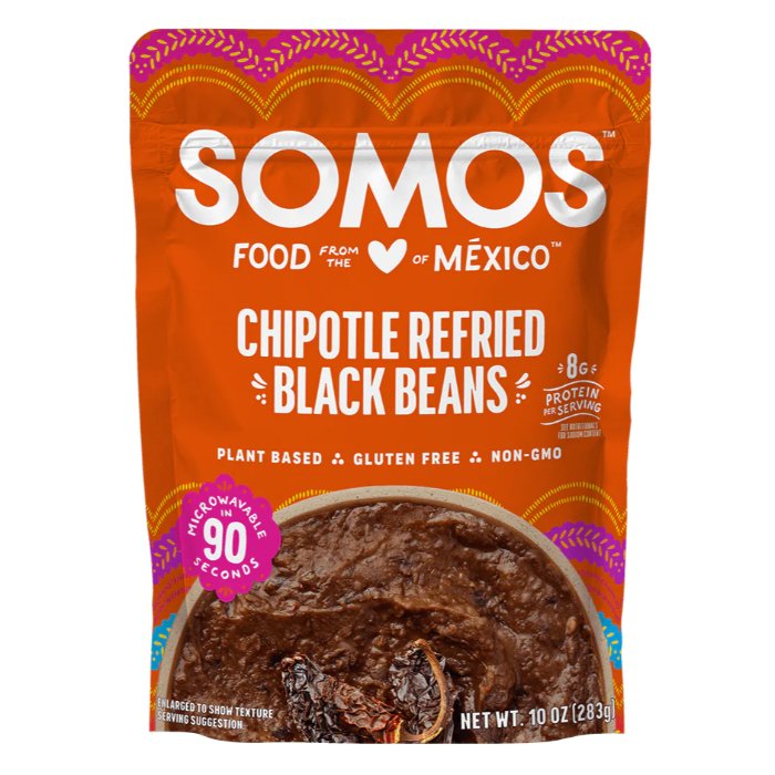 Somos – Refried Chipotle Beans, 10 oz – Packung mit 6 Stück