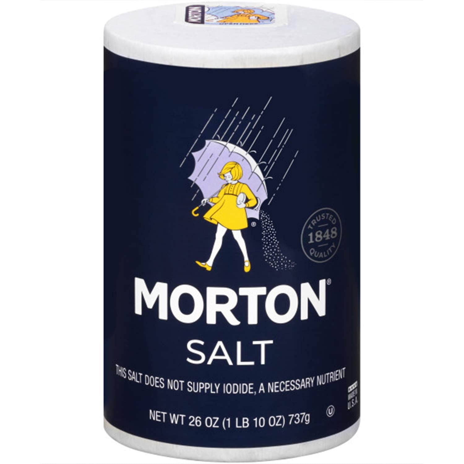 Morton’s – Salz Plain, 26 Oz – Packung mit 24 Stück
