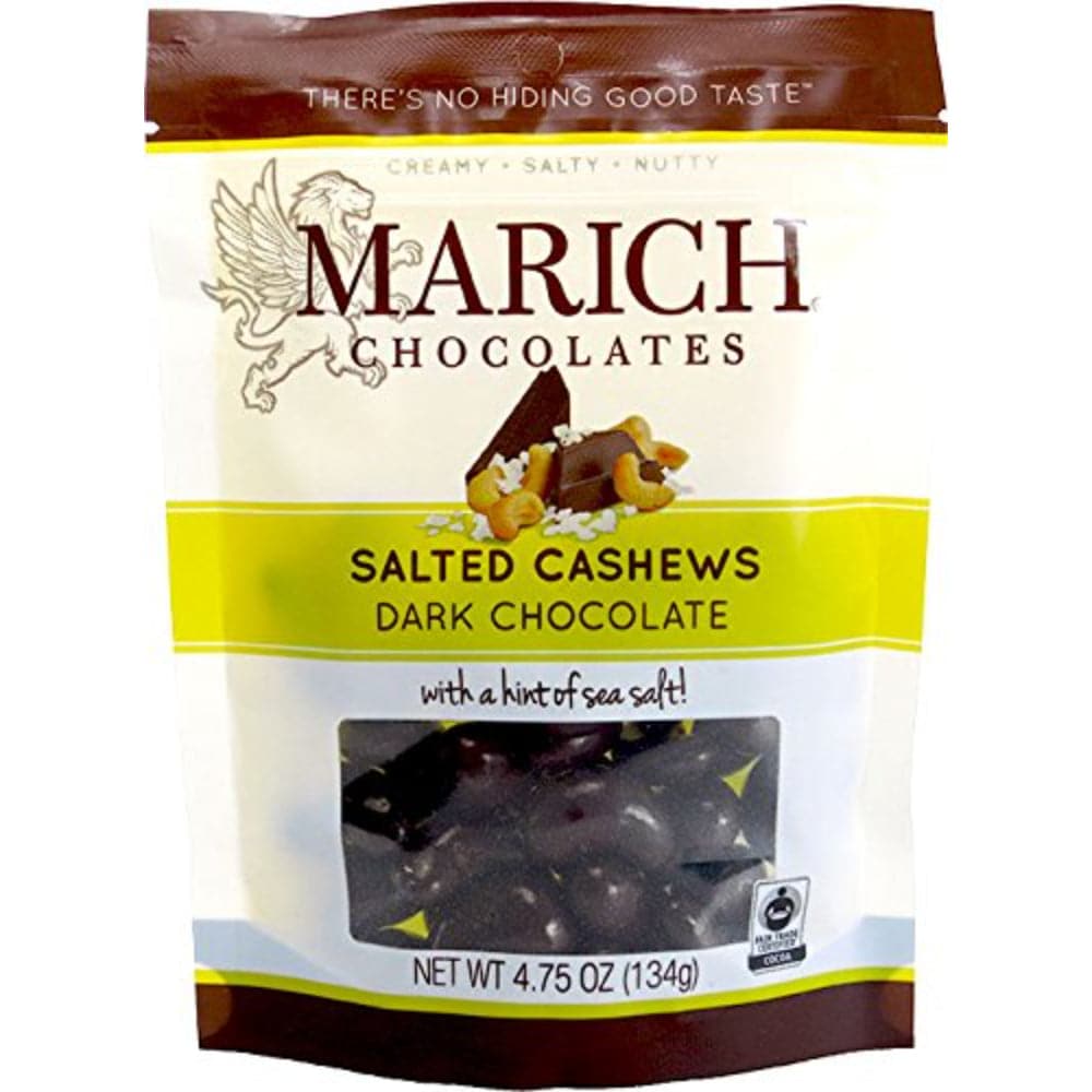 Marich – Gesalzene Cashew-Beutel aus dunkler Schokolade
