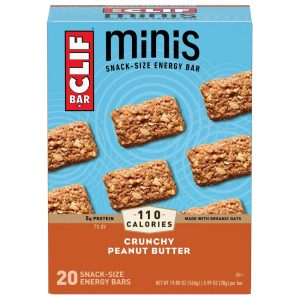 Clif – Energy Bar Minis knusprig Erdnussbutter, 20 Riegel