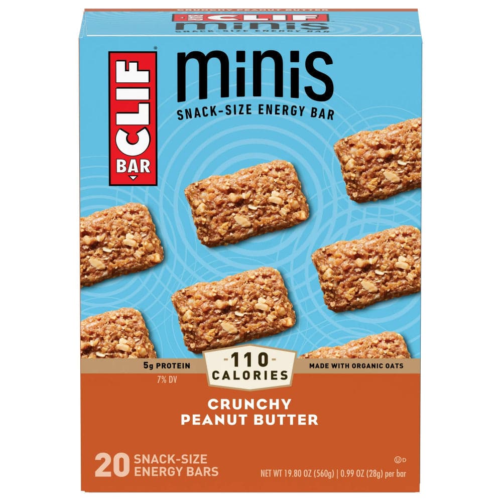 Clif – Energy Bar Minis knusprig Erdnussbutter, 20 Riegel