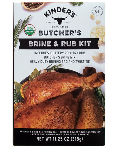 Kinder 's Bio Metzger Türkei Brine und Rub Kit, 11.25 oz
