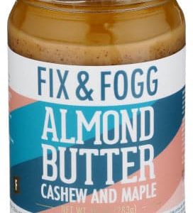 Fix & Fogg Cashew & Ahorn Mandelbutter, 10 Unzen Packung mit 6
