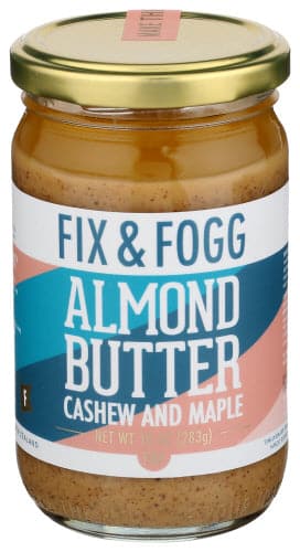 Fix & Fogg – Cashew & Ahorn Mandelbutter, 10 OZ – Packung mit 6 Stück