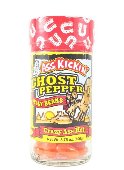 Ass Kickin' Ghost Pfeffer Jelly Bohnen, 3.75oz