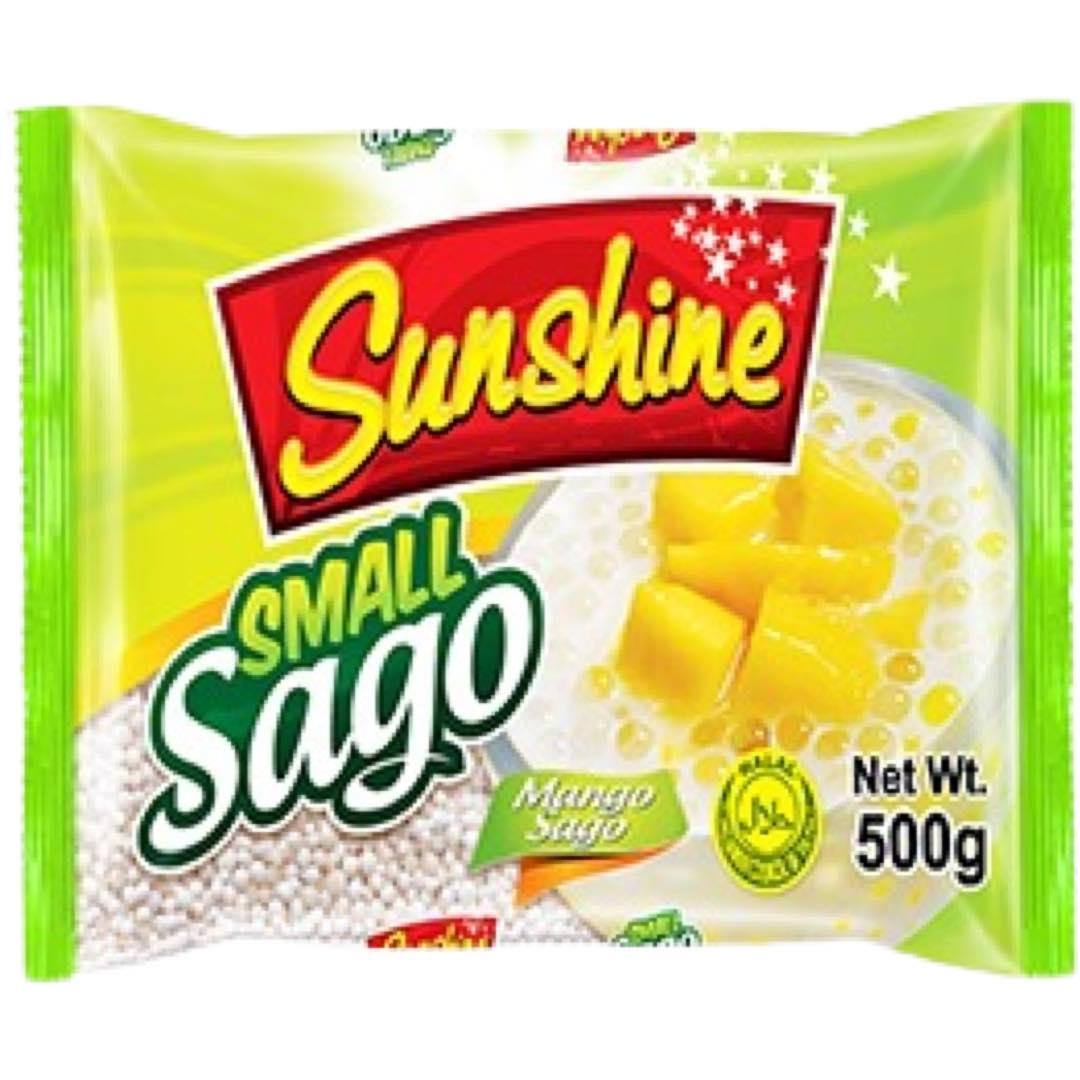 Sunshine – klein Sago – Sago’t Gulaman – 500 G