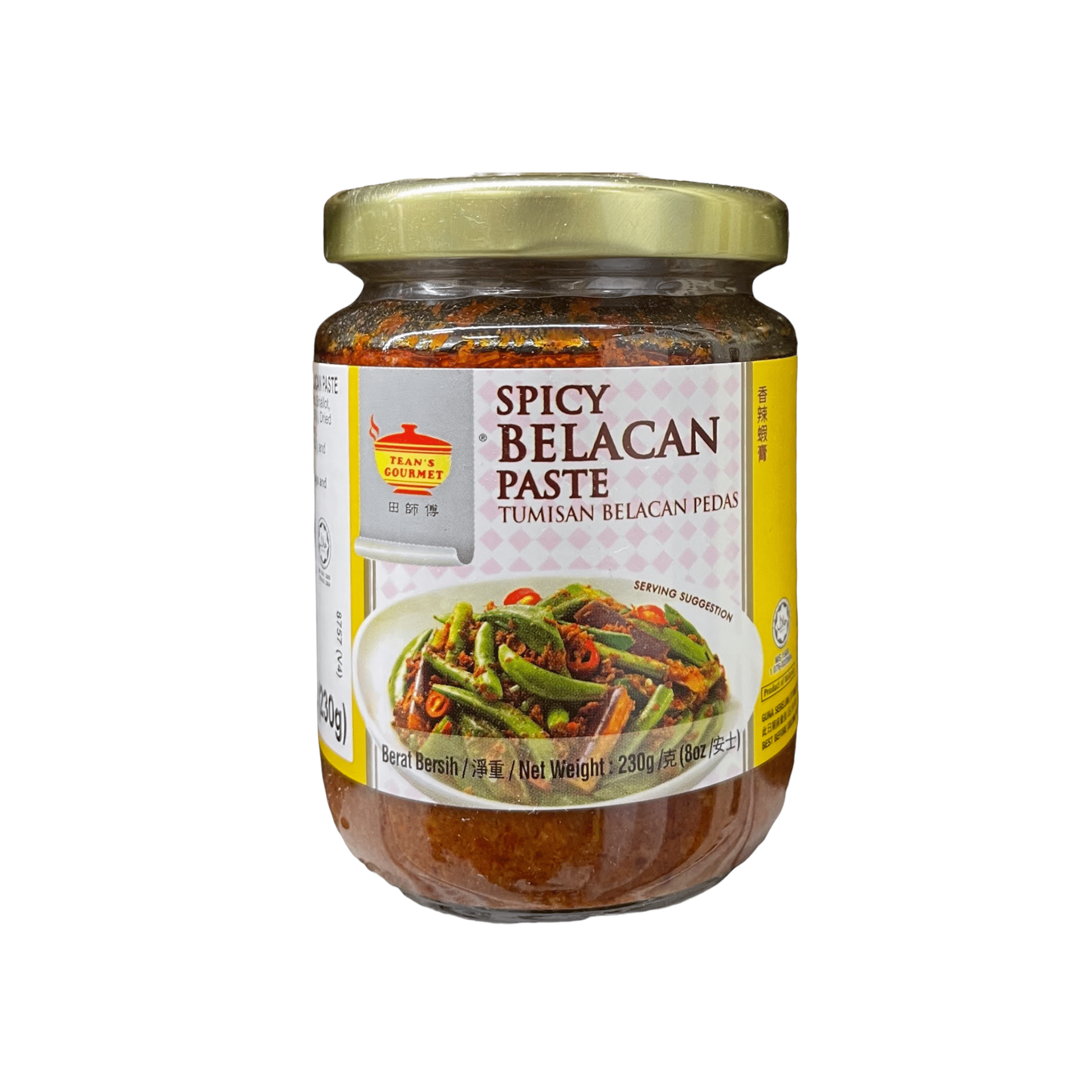 Tean's Gourmet Würzige Belacan Paste