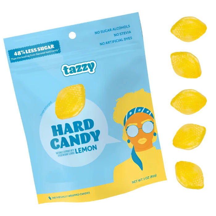 Tazzy – Harte Süßigkeit Zitrone, 1.92oz