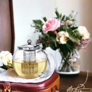 Teabloom – Teabloom All-in-One Teekanne und Teekessel – hitzebeständige Boros