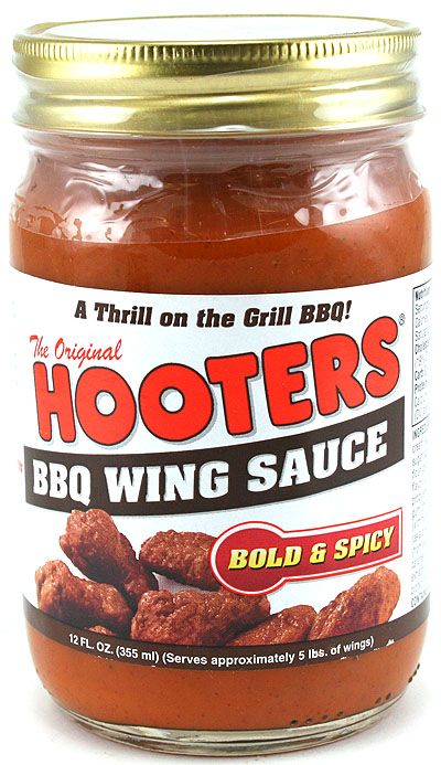 Hooters Bold & scharf BBQ Flügelsauce, 12oz