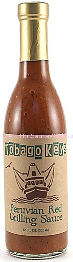 Tobago Keys Peruanische rote Grillsauce, 12oz